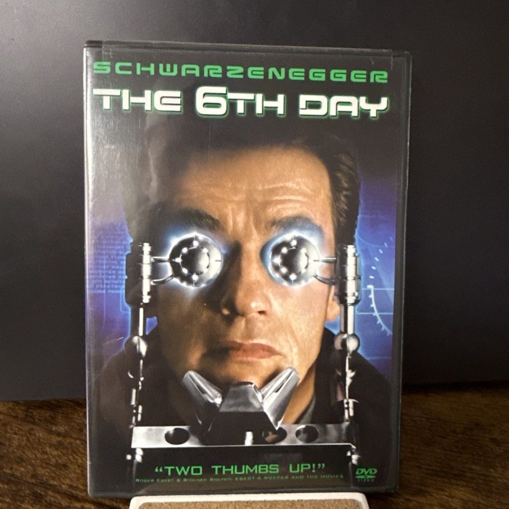 The 6th Day Arnold Schwarzenegger (DVD, 2001) (RWD37) Complete inbox Manual
